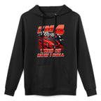 4 Year Old Race Car 4th Birthday Racecar Racing Boy Kids Moisture-Wicking Hoodie