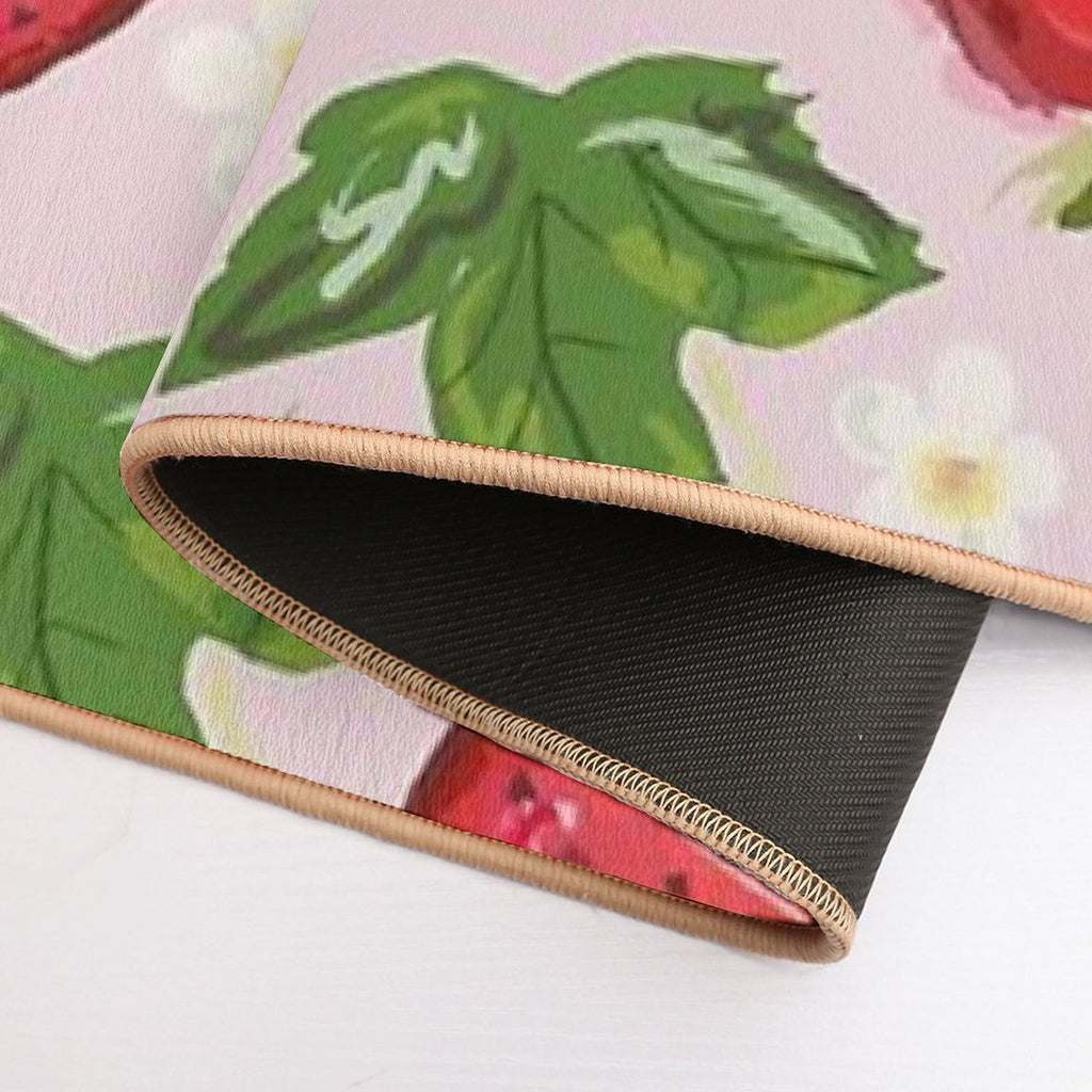 Strawberry Botanical  High-Traffic Bath Mat