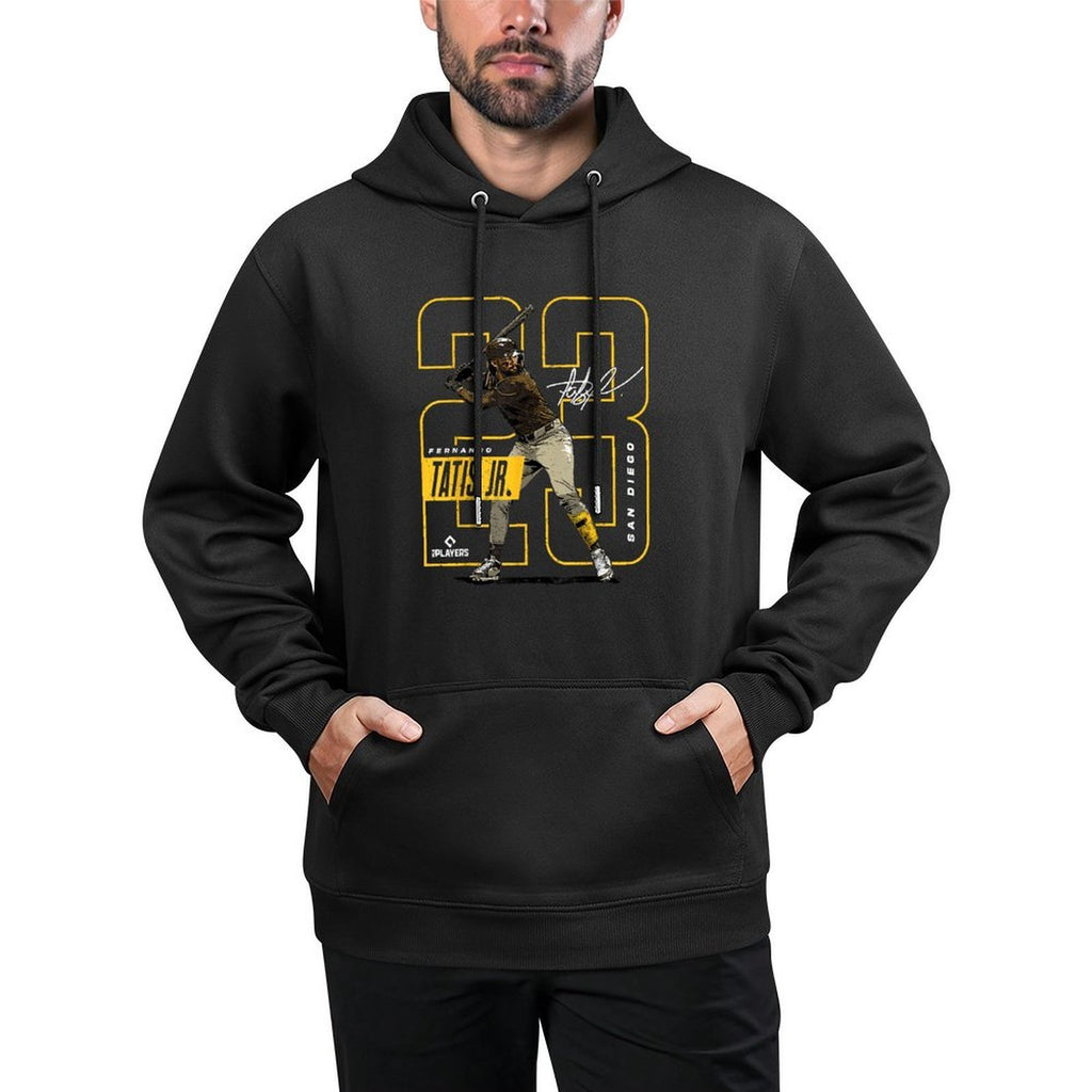License Champs Fernando Tatis Jr  San Diego MLB Player League  MLBTAT4037, Small, Brown All-Day Comfort Hoodie