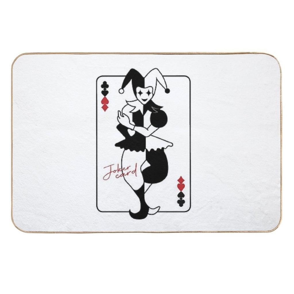 Joker Card  Absorbent Bath Mat