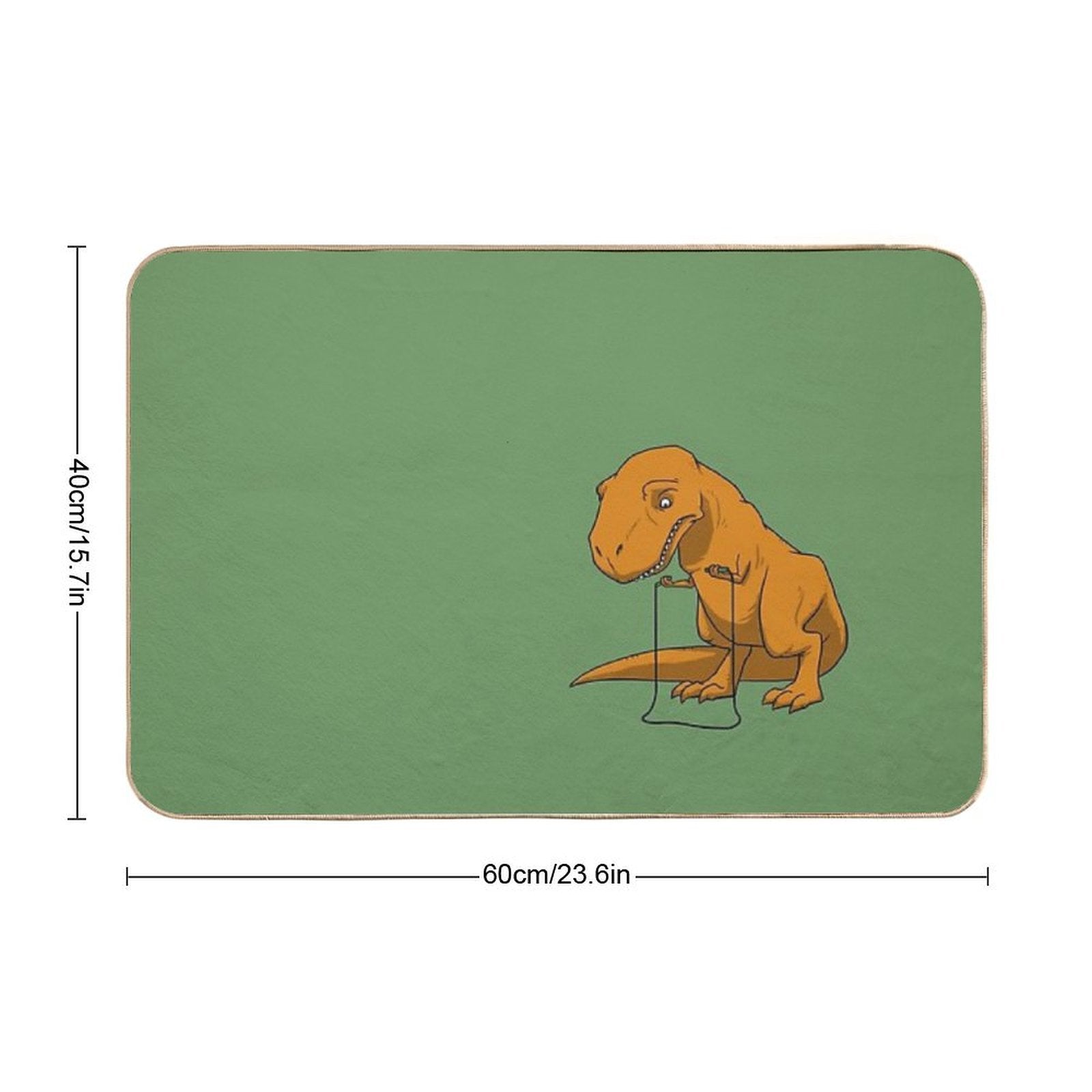 Foiled Again  Dirt-Trapping Bath Mat