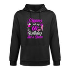 Stepping Into My 60th Birthday Like A Queen I 60th Birthday Casual Wear Hoodie