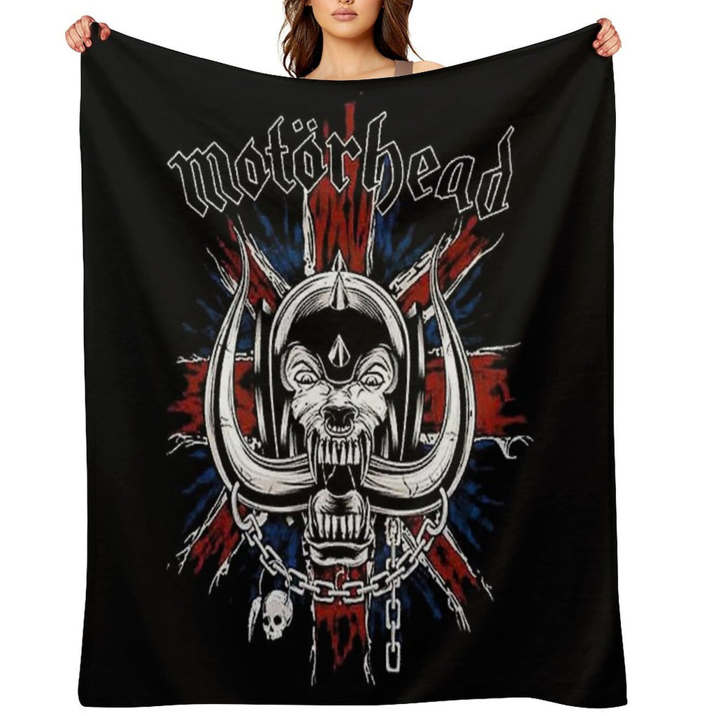 Motorhead UK Rock Durable Throw Blanket