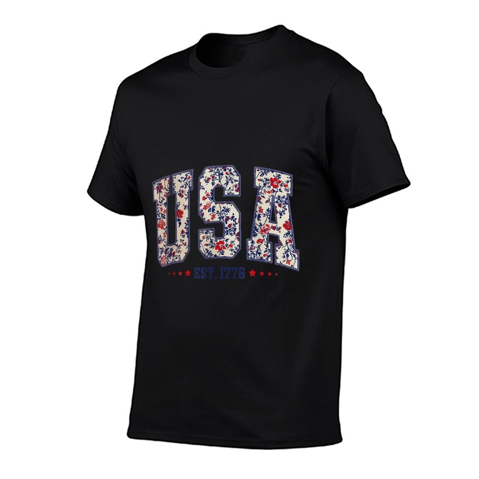 American Girl Coquette USA Fourth Of July Boho Wildflower  Classic T-Shirt
