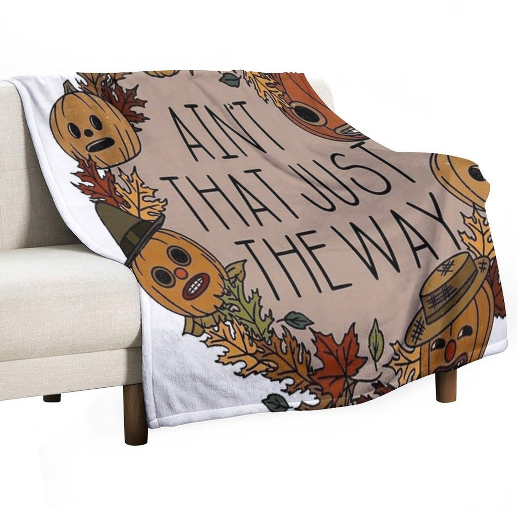 Ain't That Just The Way, over The Garden Wall Beast Sustainable Throw Blanket