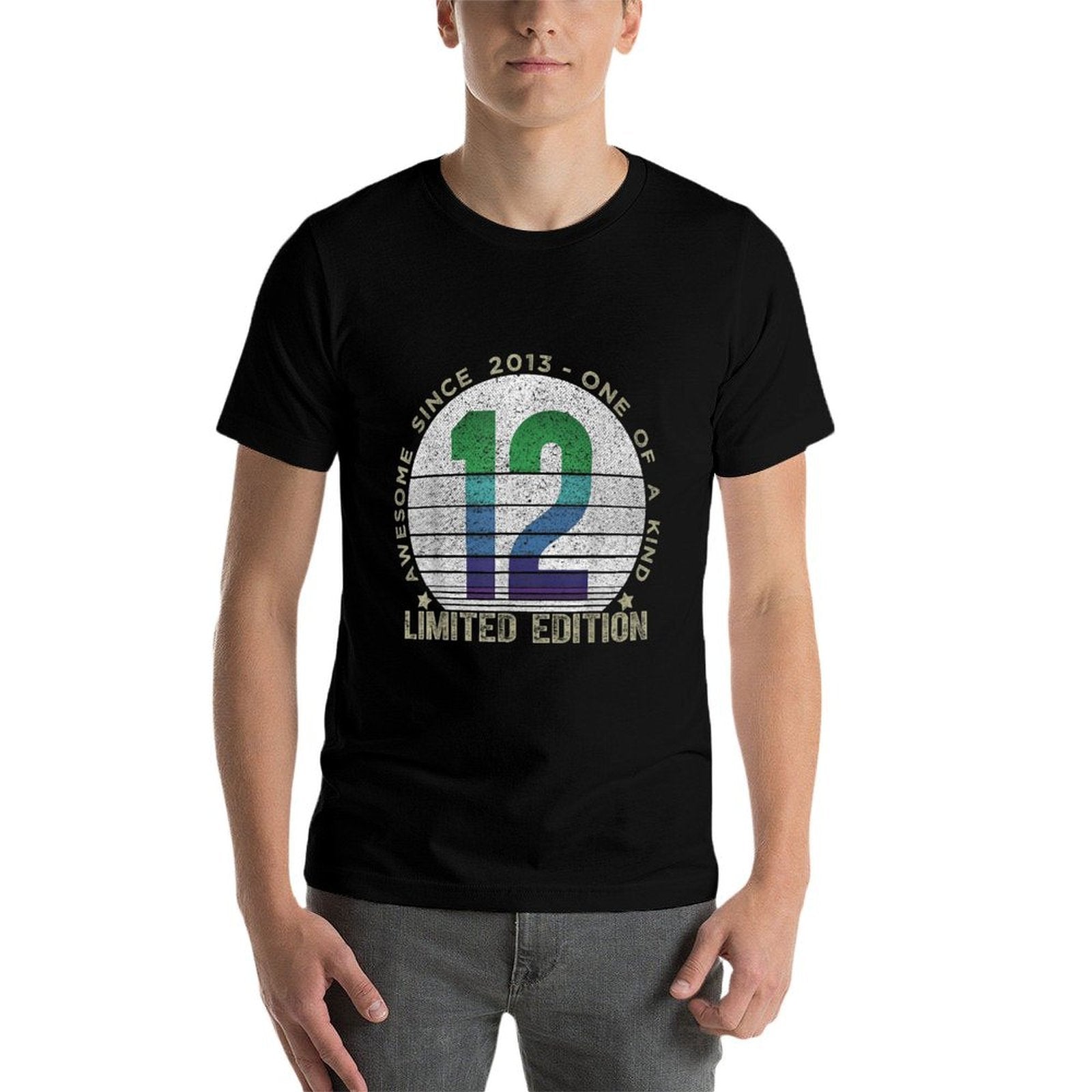 12 Year Old Gifts Vintage 2013 Limited Edition 12th Birthday  Polyester Blend T-Shirt