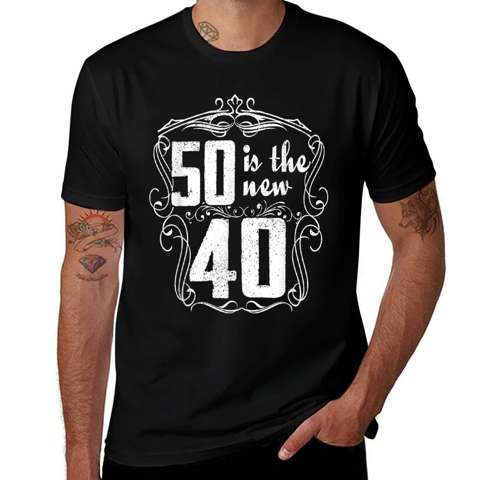 50 Is The New 40 50th Birthday  Versatile T-Shirt