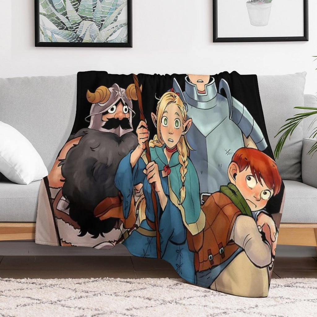 Delicious in Dungeon - All in One Easy Care Throw Blanket