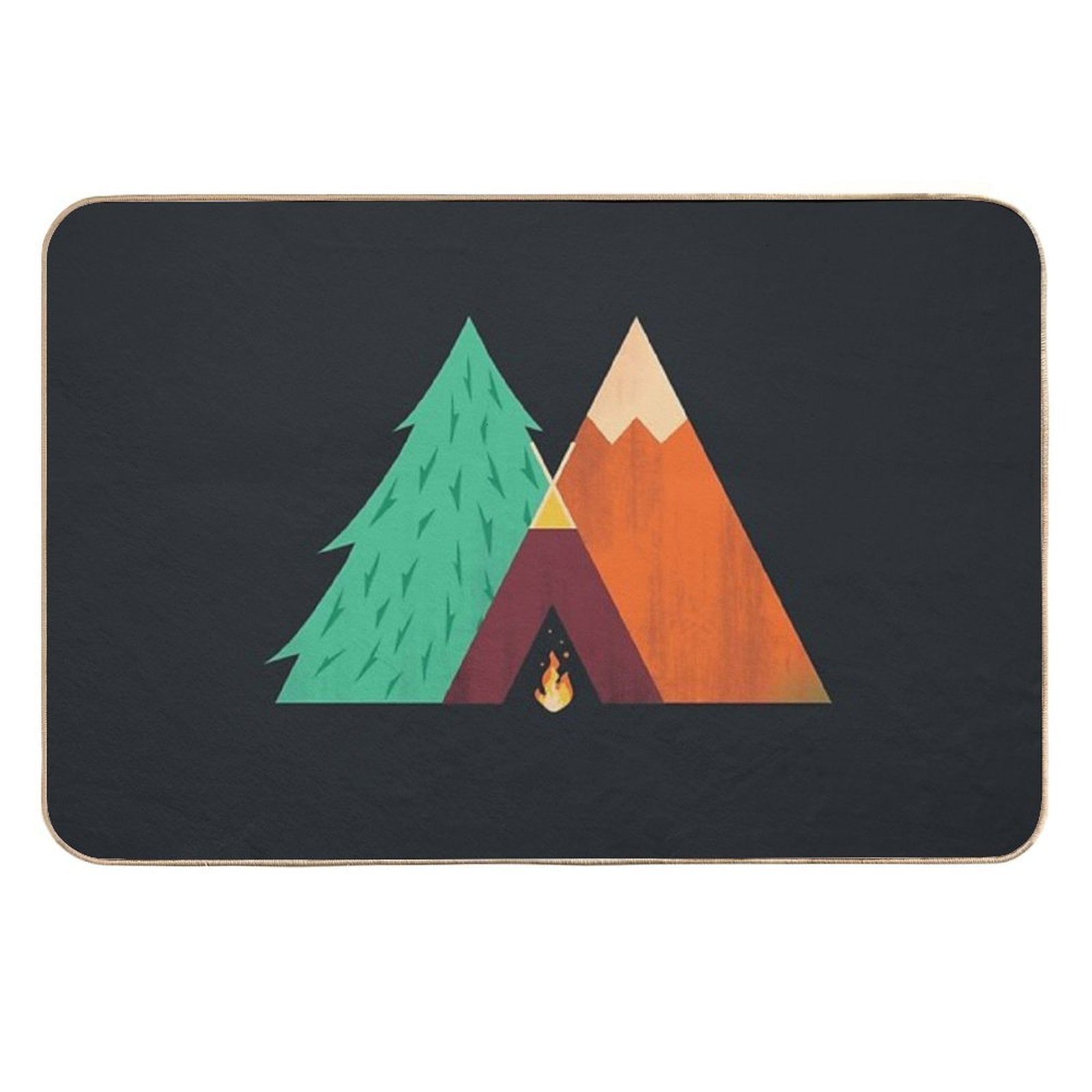 Camping Adventure  Absorbent Bath Mat