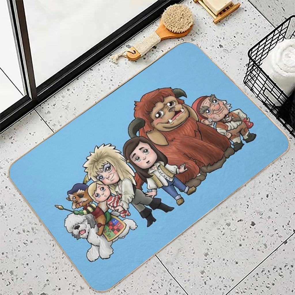 Labyrinth Journey  Fade-Resistant Bath Mat