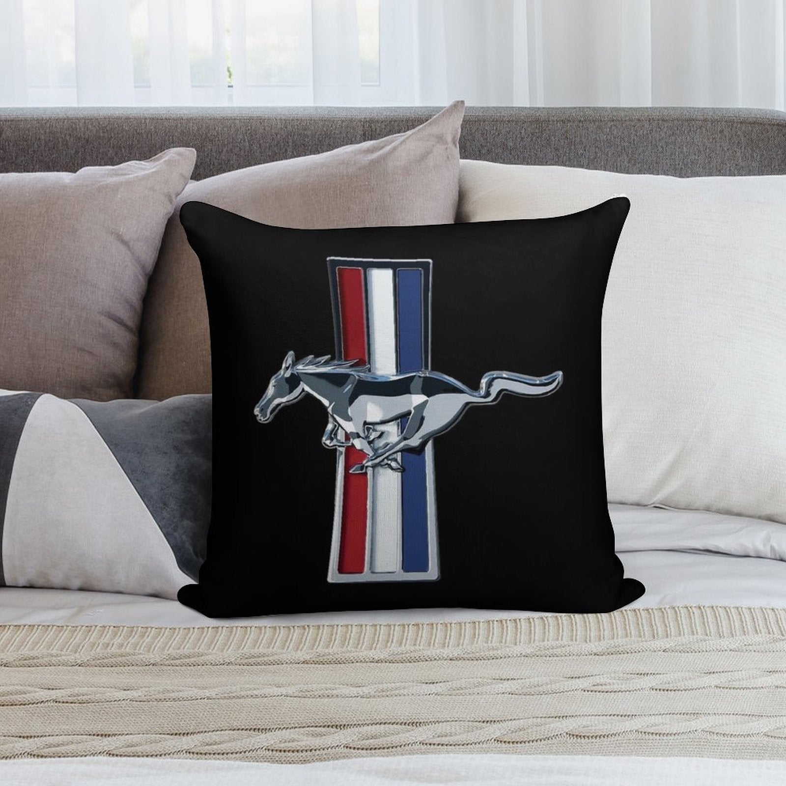 'stang Soft Bedroom Essential Throw Pillow