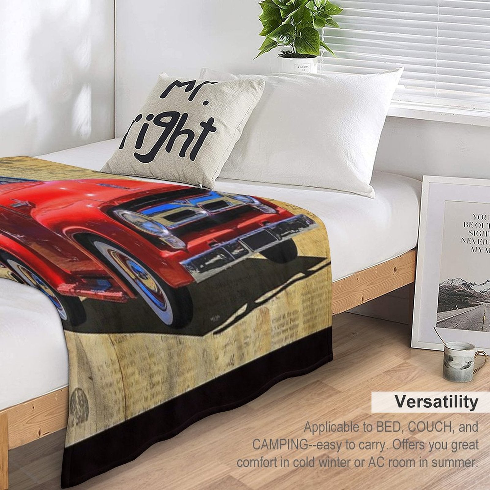 56 Pickup Machine-washable Throw Blanket