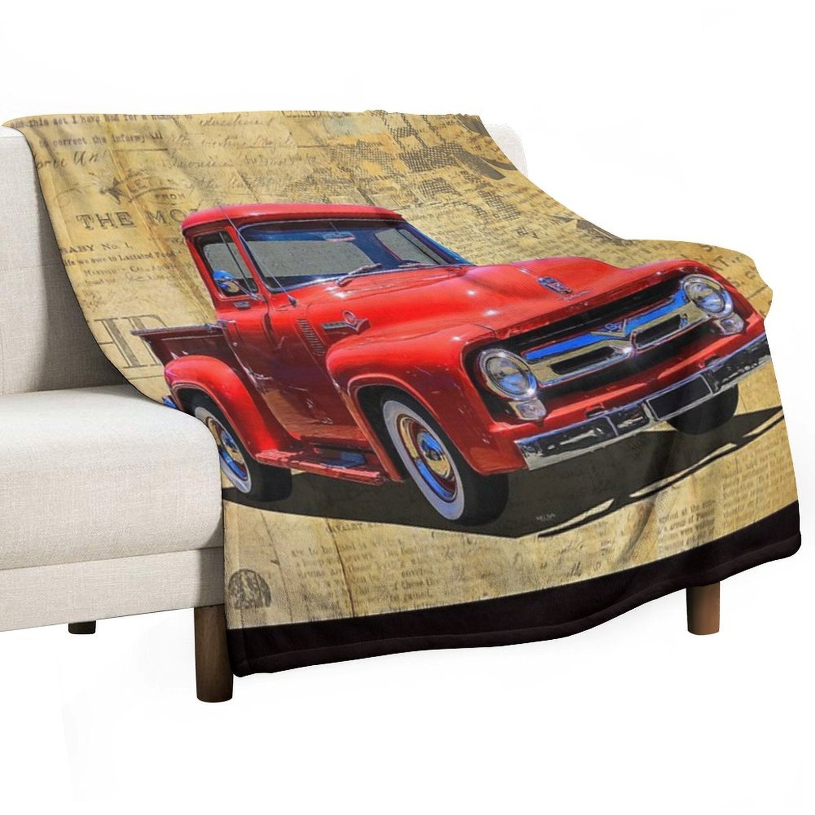 56 Pickup Machine-washable Throw Blanket