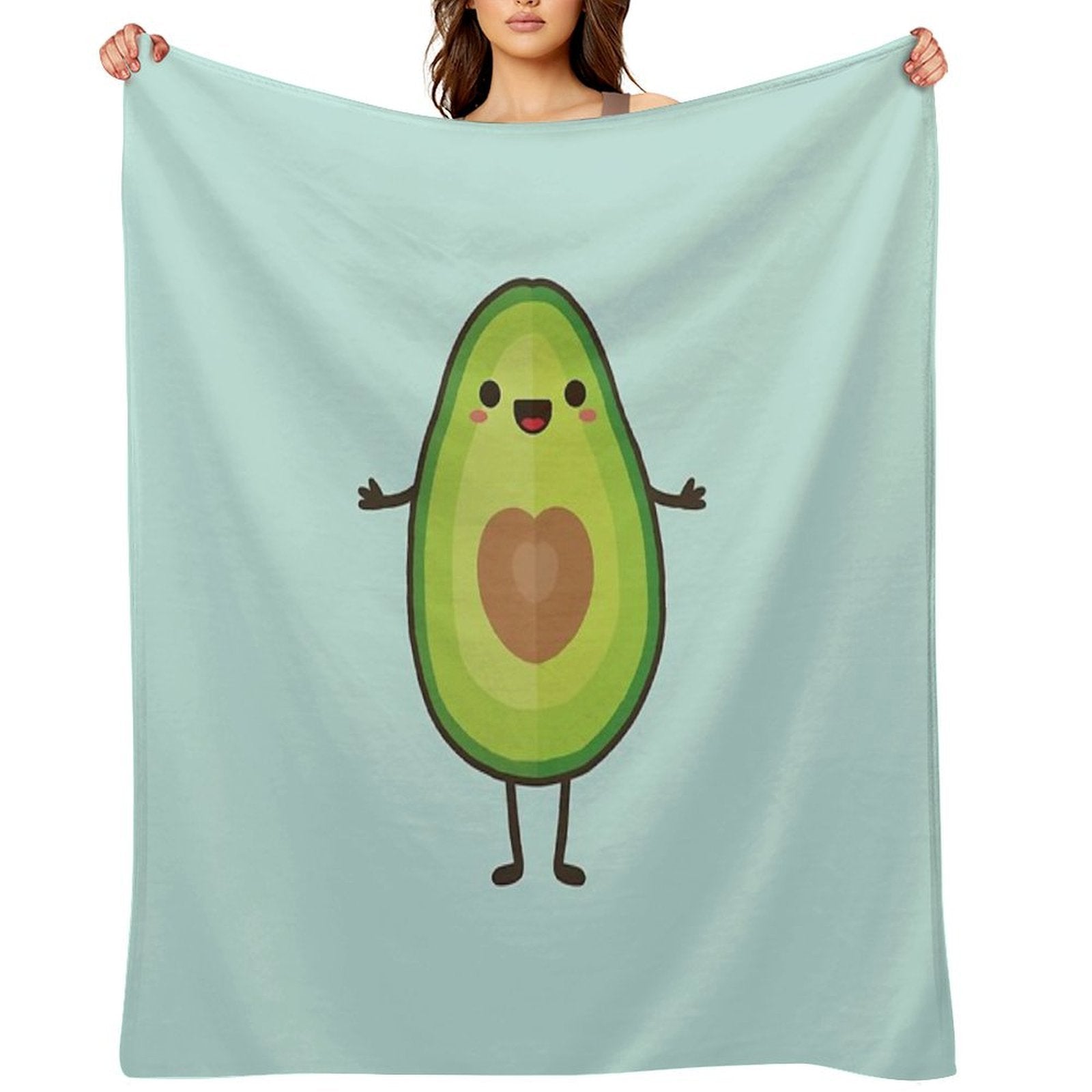 Avo-cuddle Shrink-resistant Throw Blanket