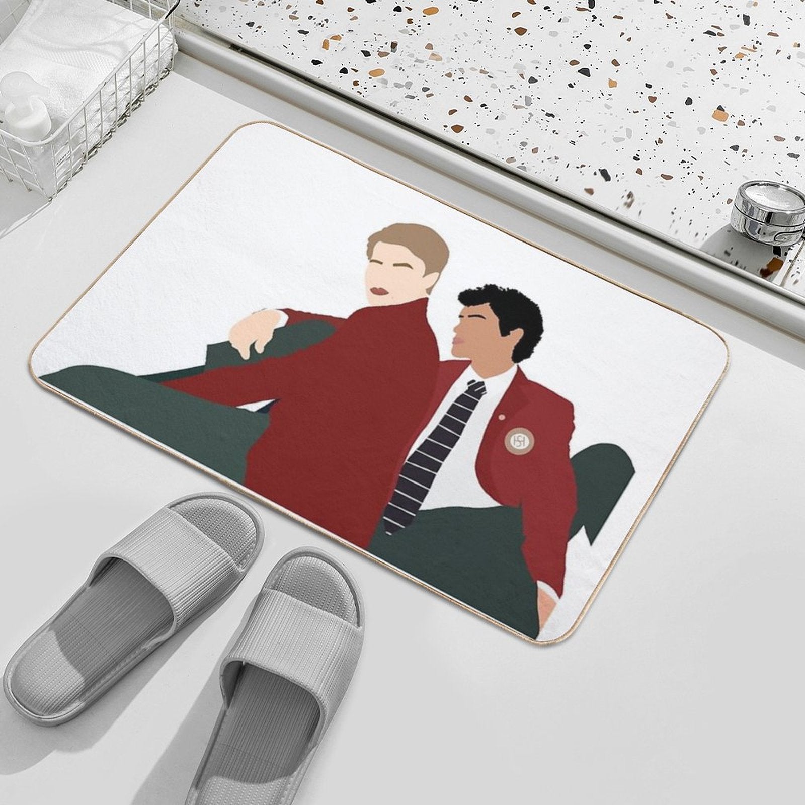 Young Royals  Simon And Wilhelm  Pet-Safe Bath Mat