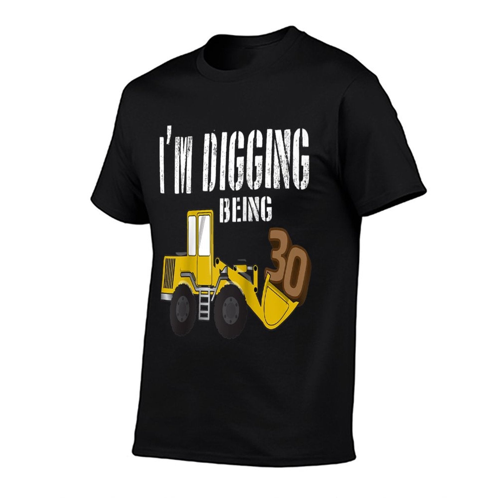 30th Birthday - Construction, 30 Year Old Bday Raglan Baseball  Lightweight T-Shirt