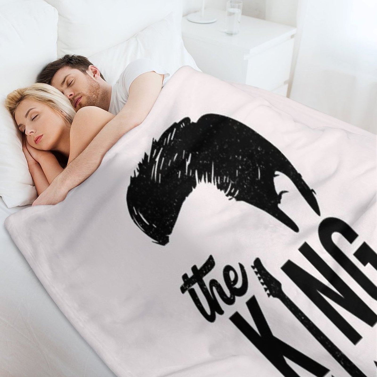 Elvis Elvis The King Sustainable Throw Blanket