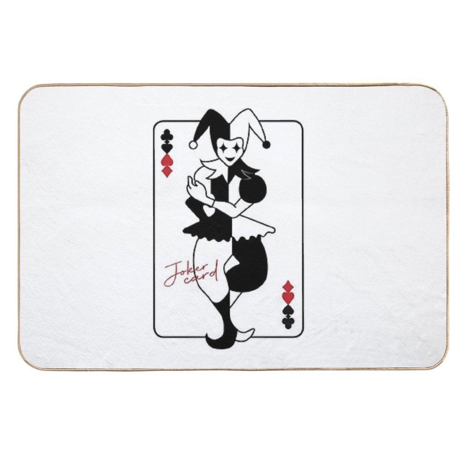 Joker Card  Absorbent Bath Mat