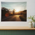 Road at Sunset Tapestry