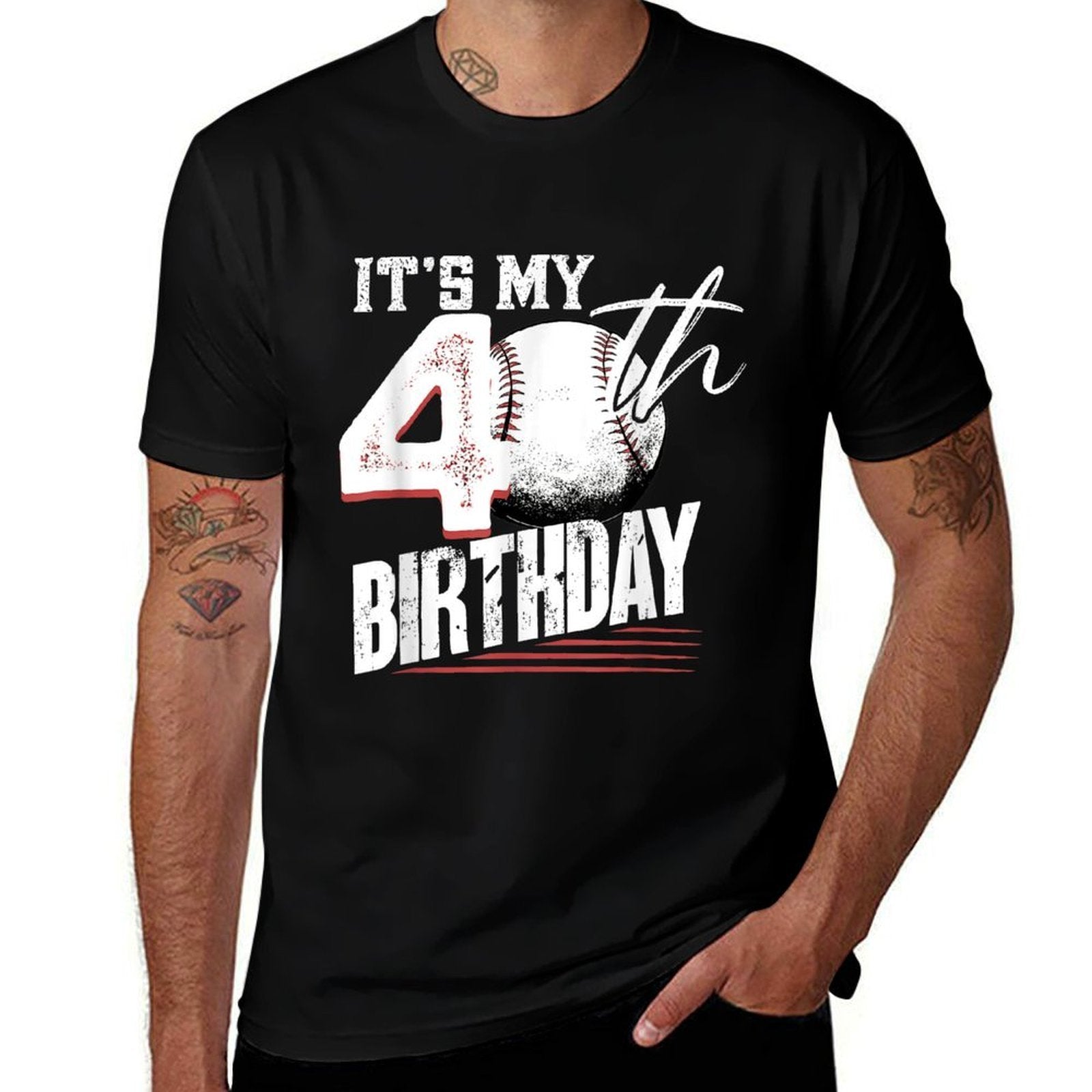 40 Years Old Vintage Baseball 40th Birthday  Durable T-Shirt