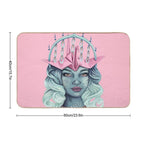 Tsuru Origami Girl  Multi-Purpose Bath Mat