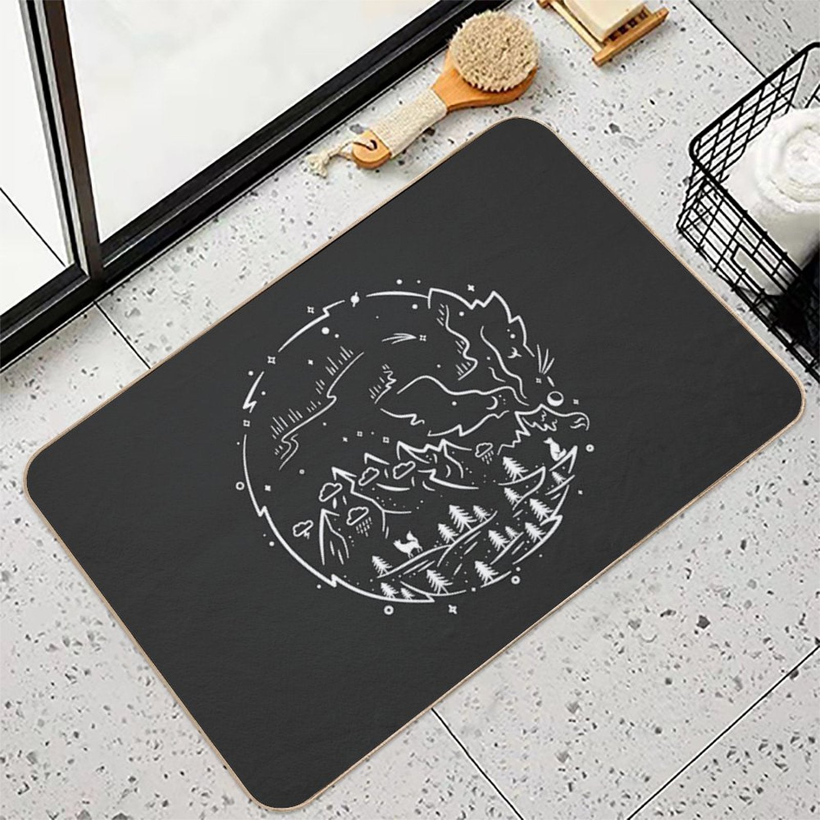 While You Were Sleeping  Slip-Resistant Bath Mat