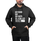 Husband Dad Grandpa 65 Year Old Legend 65th Birthday Unisex Design Hoodie