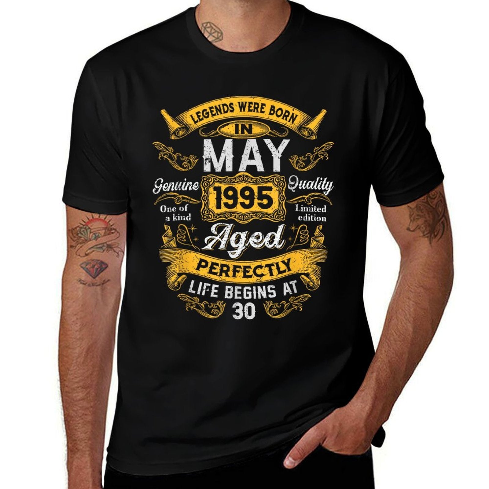 30th Birthday The Real Legends May 1995 30 Years Old For Men  Lightweight T-Shirt