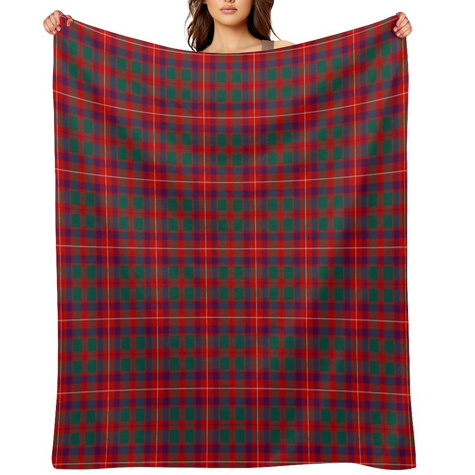 Clan Geddes Tartan All-season Throw Blanket