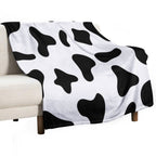 Black And White Compact Throw Blanket