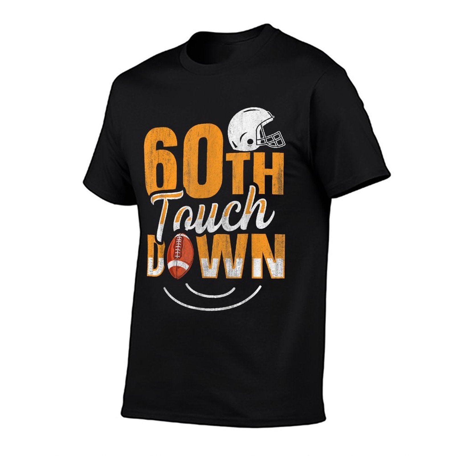 60th Touch Down 60 Years Old Football Player 60th Birthday  Quick-drying T-Shirt