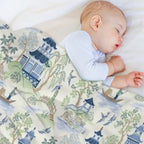 Chinoiserie Versatility Throw Blanket