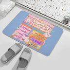 Cat Thoughts  Stain-Proof Bath Mat