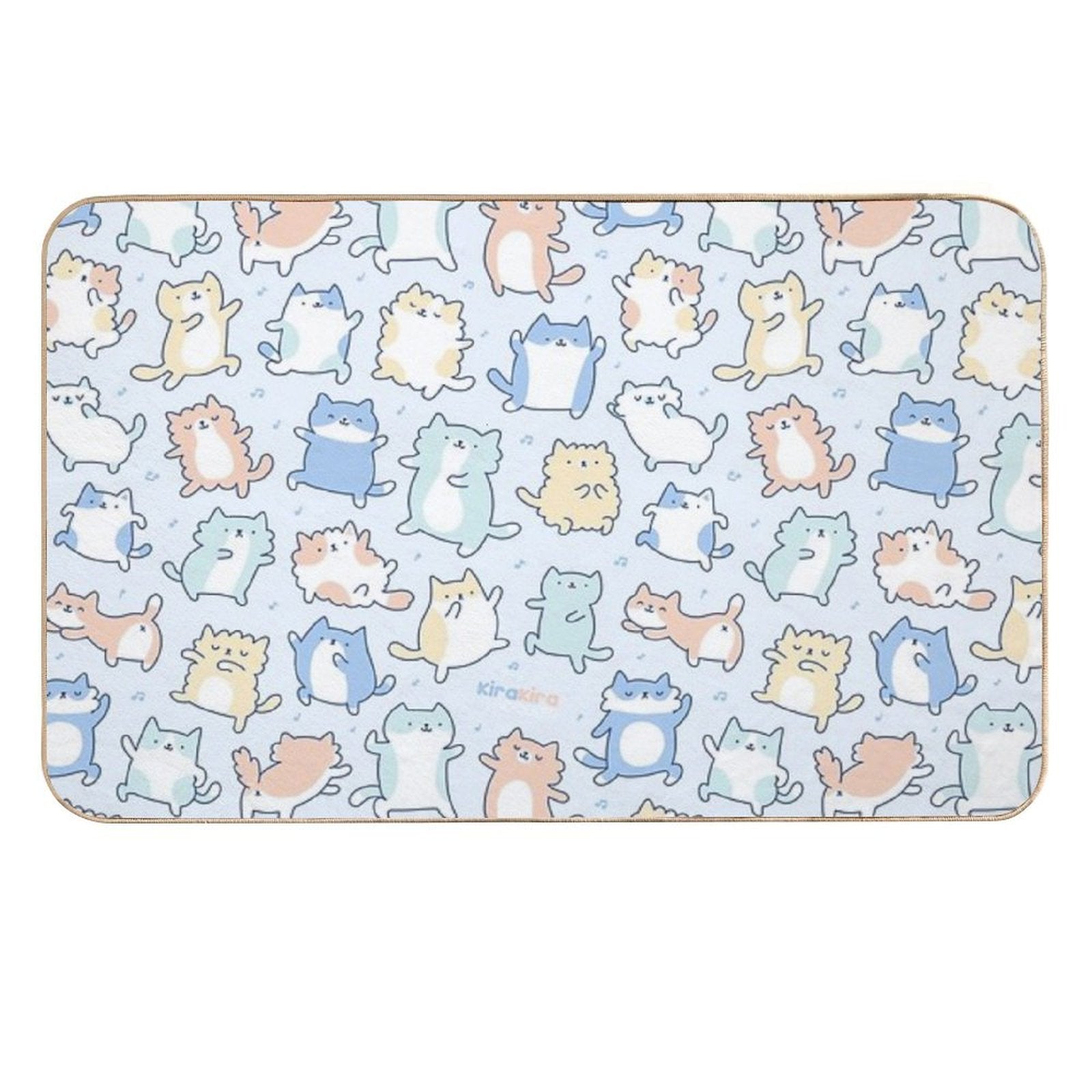 Kitty Dance Off!  Absorbent Bath Mat