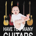 You Can Never Have Too Many Guitars Anti-pilling Throw Blanket