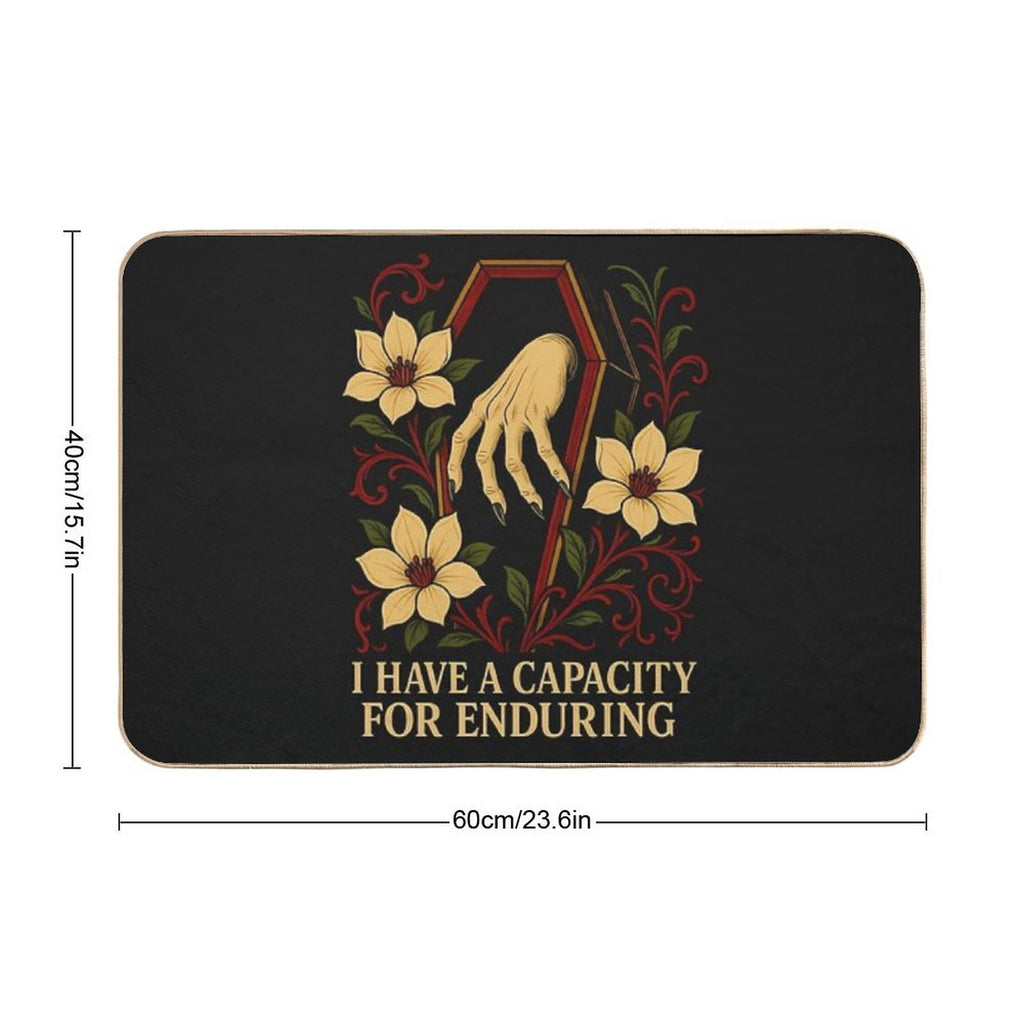 Lestat - Interview with The Vampire Inspired  Fade-Resistant Bath Mat