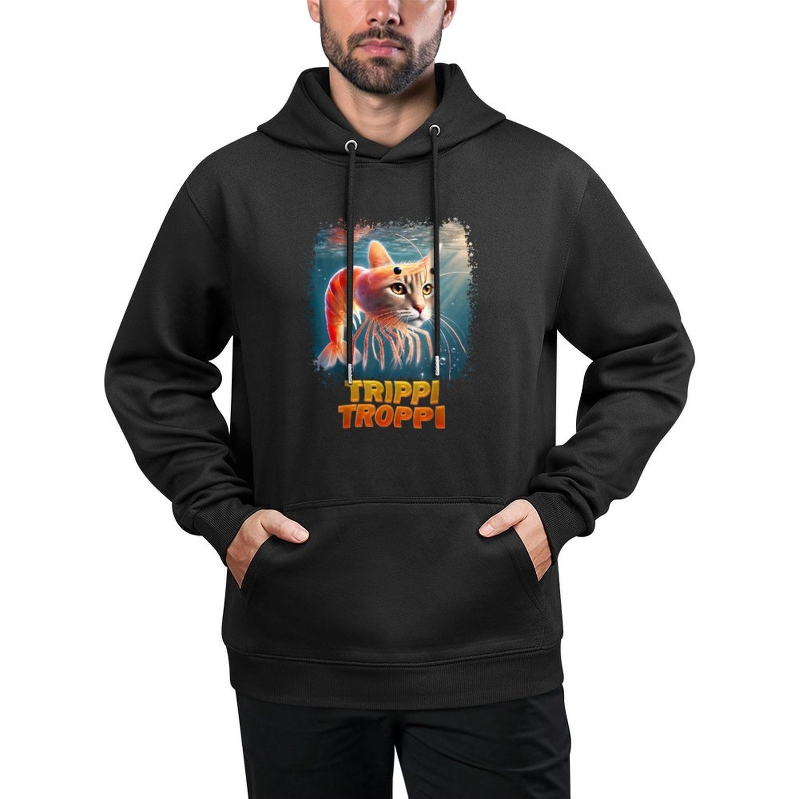 Trippi Troppi Italian Brainrot Meme Easy Care Hoodie