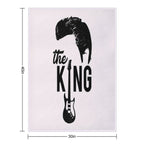 Elvis Elvis The King Sustainable Throw Blanket