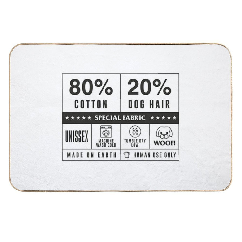 80 Cotton 20 Dog Hair by Tobe Fonseca  Non-Slip Bath Mat