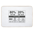 80 Cotton 20 Dog Hair by Tobe Fonseca  Non-Slip Bath Mat