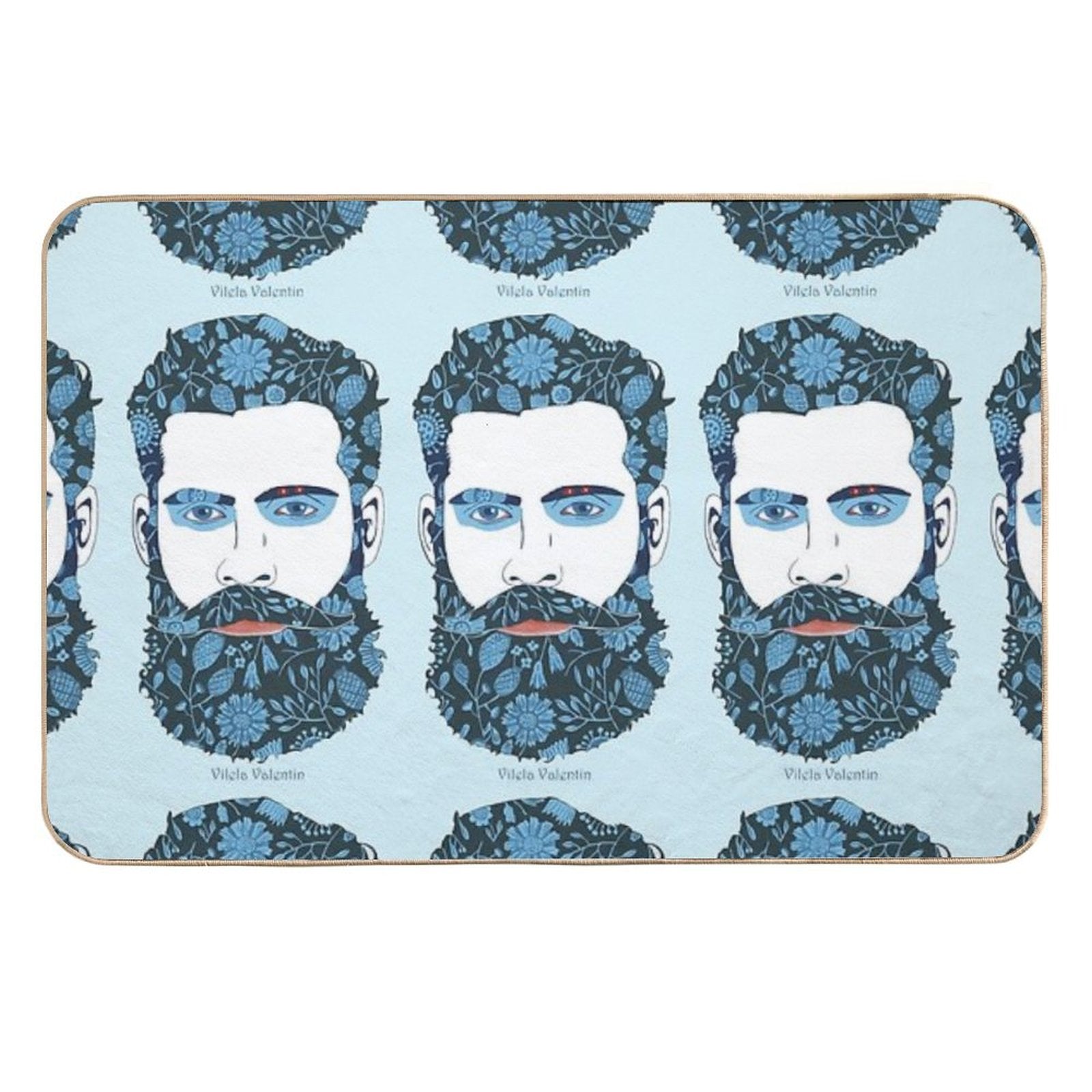 Beard Power  Repositionable Bath Mat
