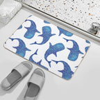 Marokintana - Whale Shark I  Stain-Proof Bath Mat