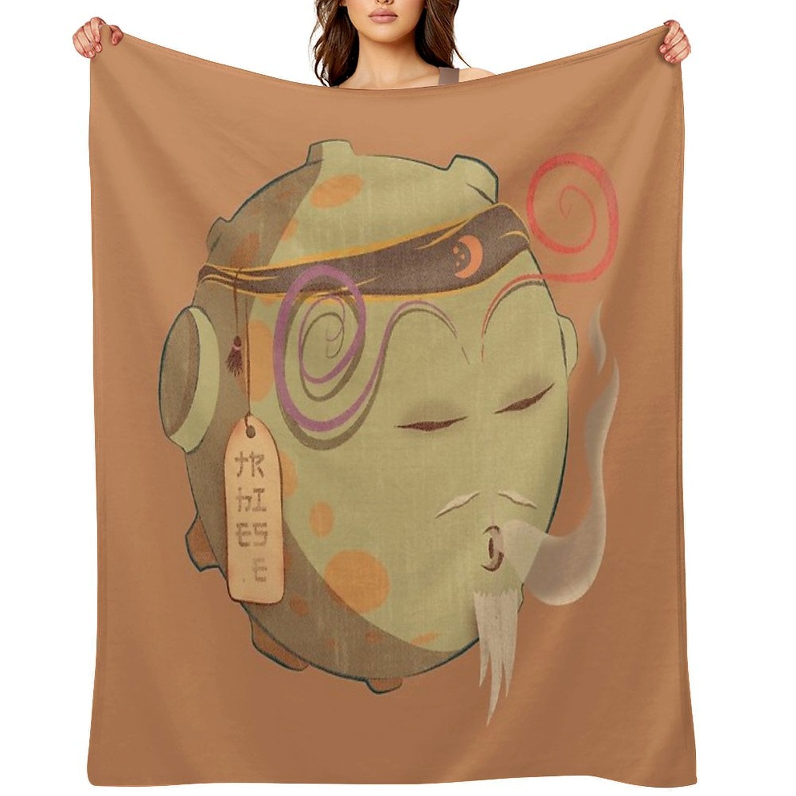 Moon Army #007 Moon Army Sensei Gift-ready Throw Blanket