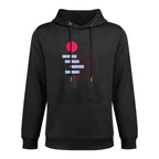 Minimalist Abstract Geometric Graphic Layering Staple Hoodie