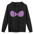 Purple Mermaid Seashell Bra Costume Customizable Surface Hoodie