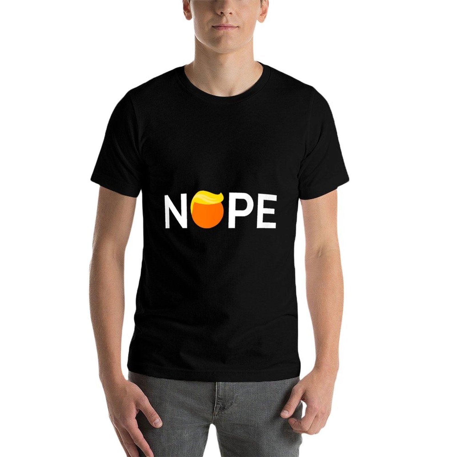 Anti-Trump - Nope, Gift For People Against Trump  Lightweight T-Shirt