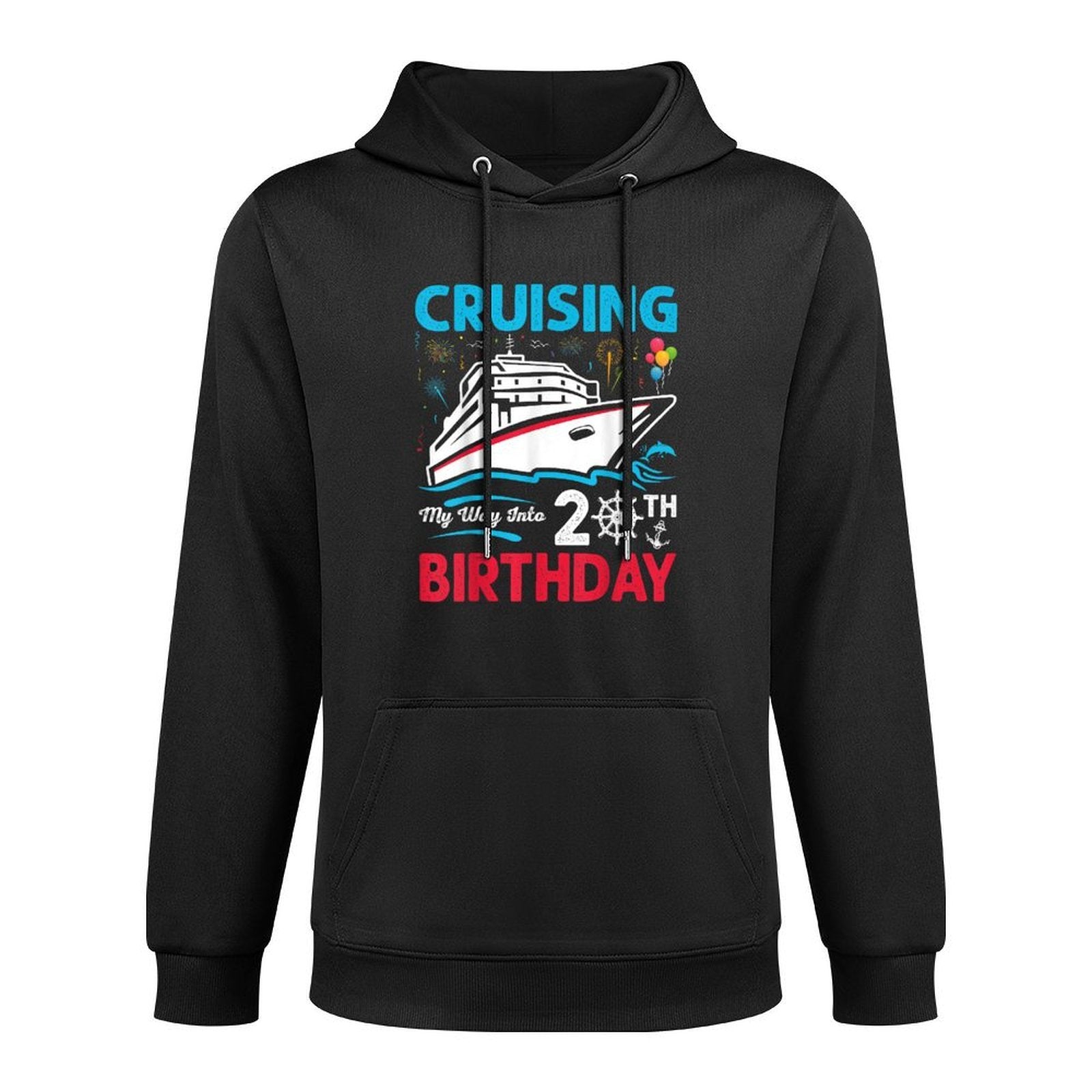 20th Birthday Cruising My Way Into 20th Birthday Moisture-Wicking Hoodie