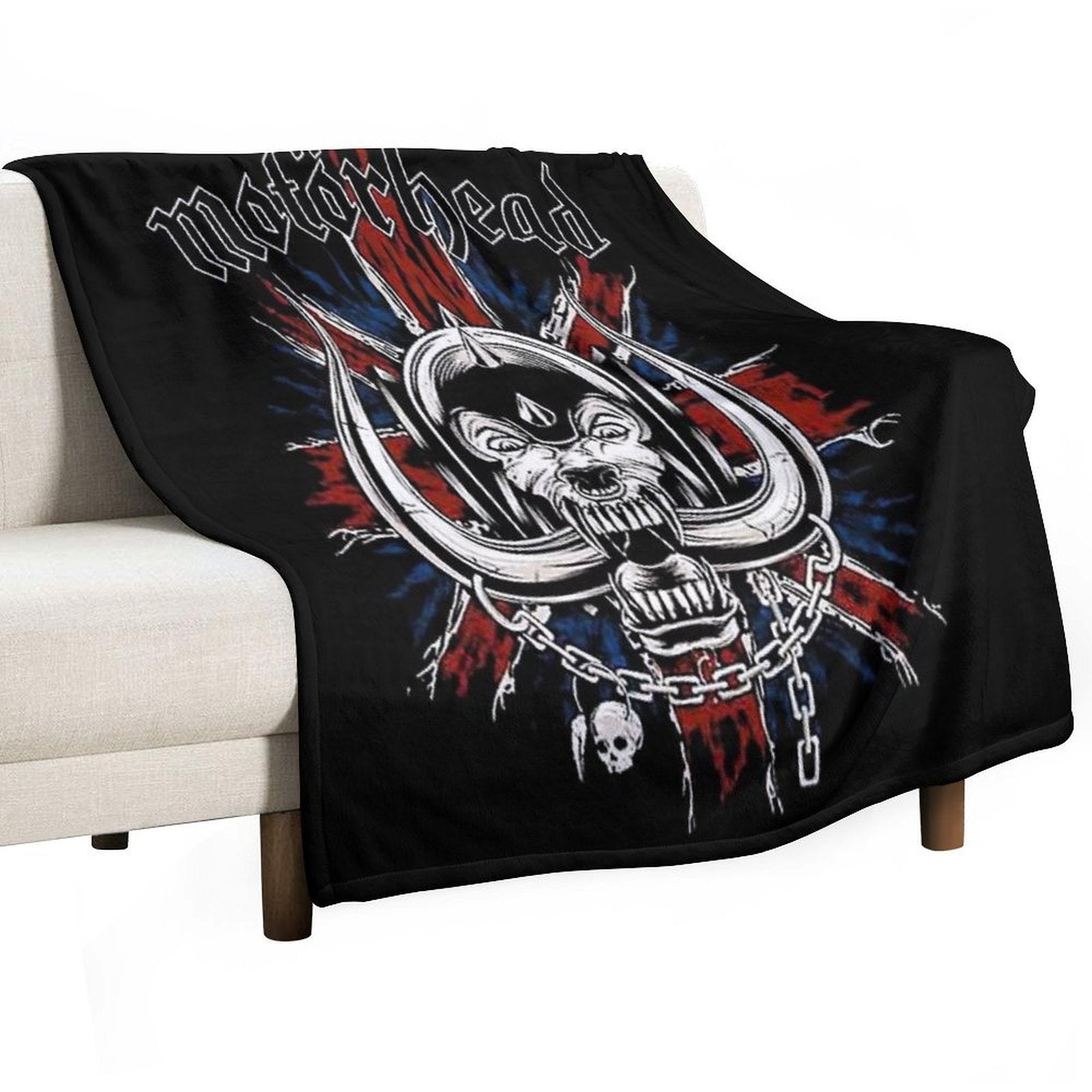 Motorhead UK Rock Durable Throw Blanket