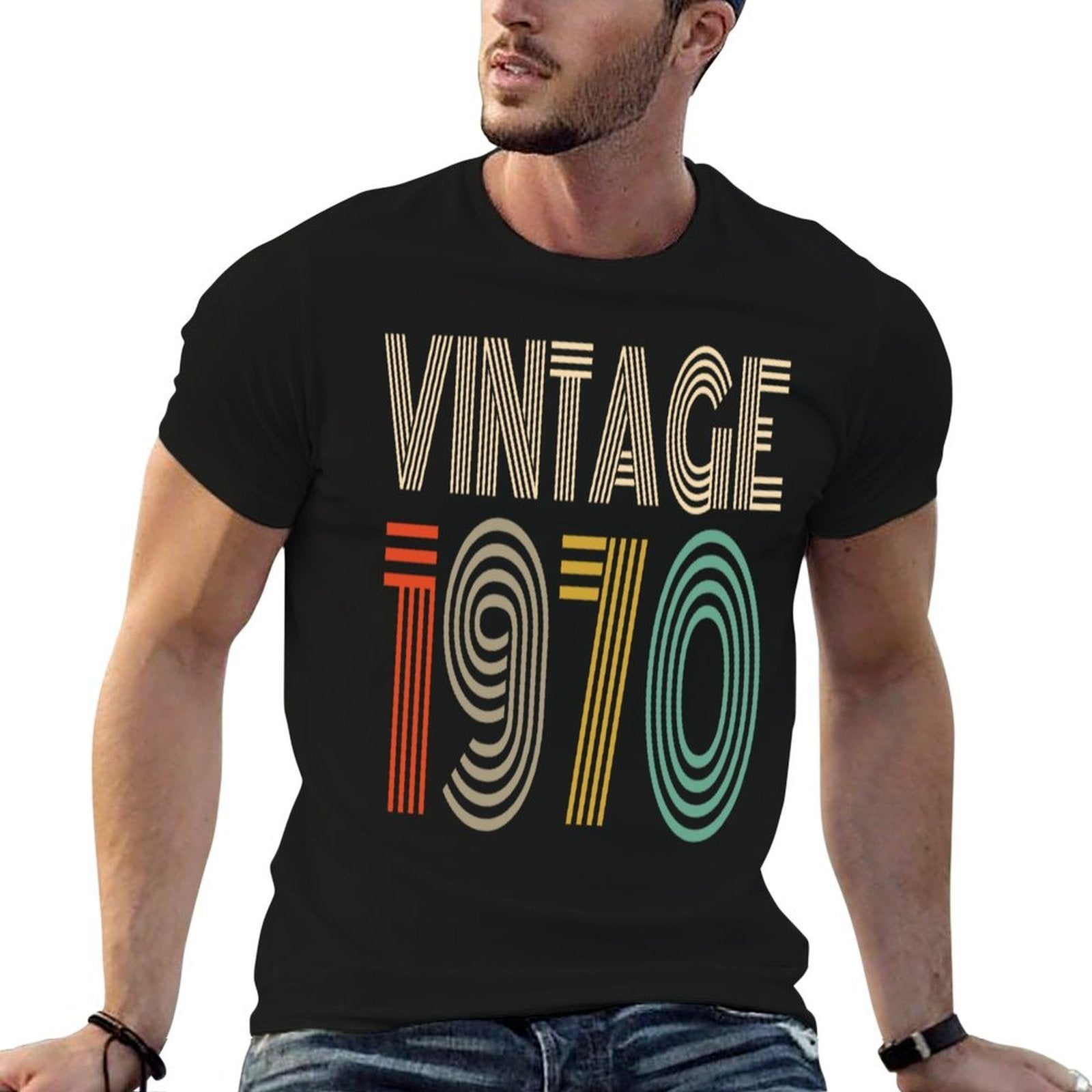 50th Birthday For Women Men - Vintage 1970  Breathable T-Shirt