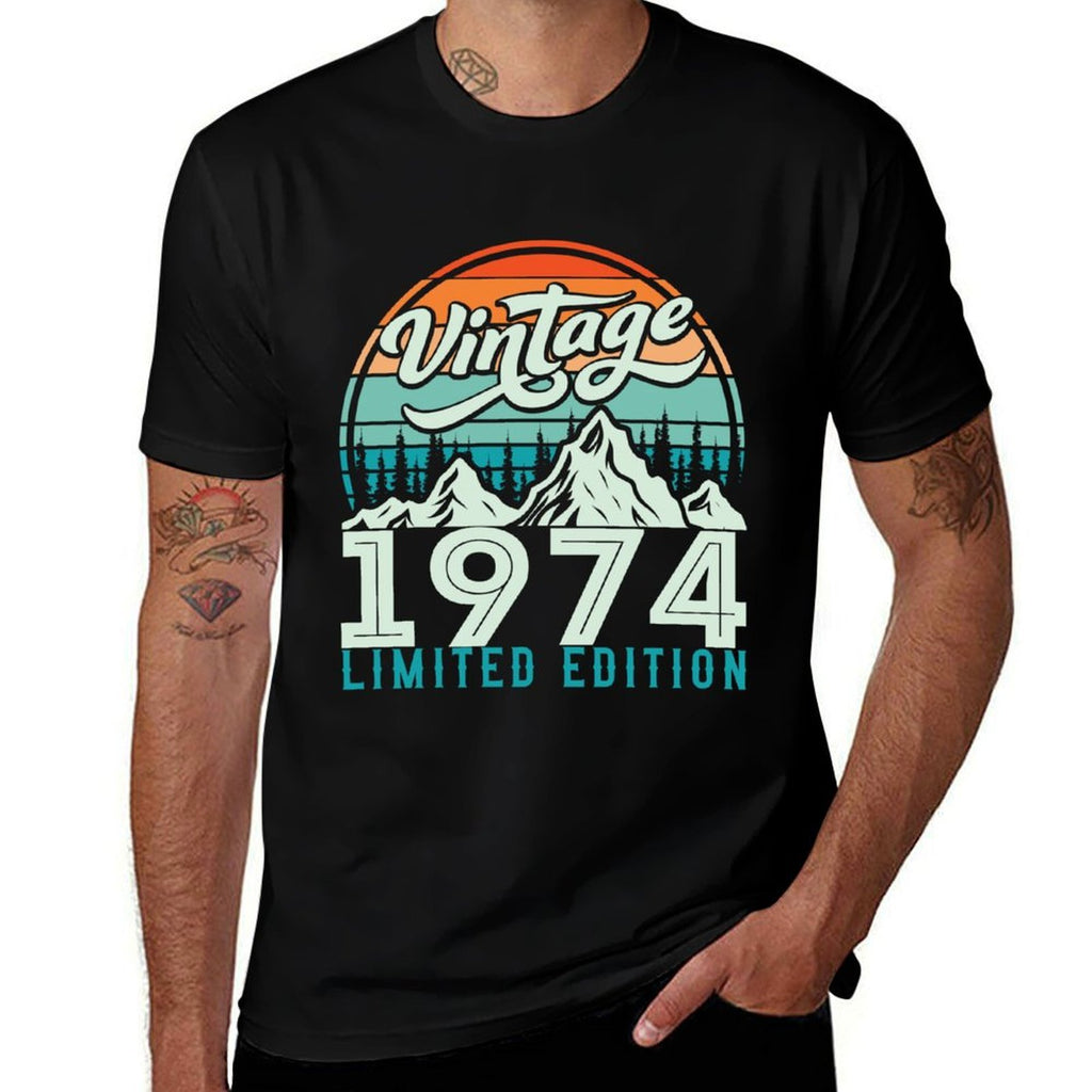50 Year Old Vintage 1974 Limited Edition 50th Birthday  Easy-care T-Shirt